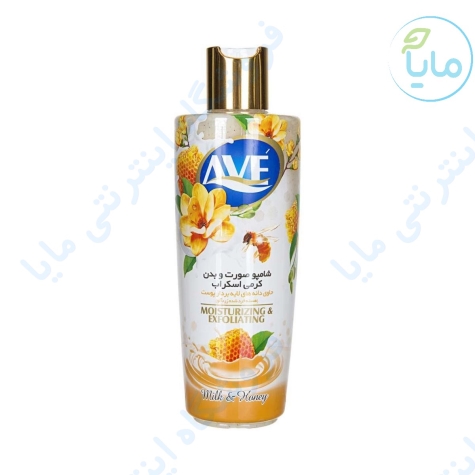 شامپو بدن کرمي اسکراب شير و عسل 400 گرمي اوه