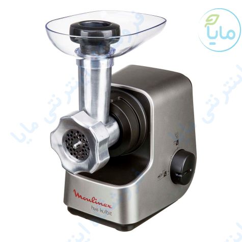 چرخ گوشت همراه خردکن با 1600وات -بارنگ نقره ای مولینکس