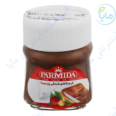 شکلات صبحانه فندوقی شیشه ای  35 گرمی پارمیدا