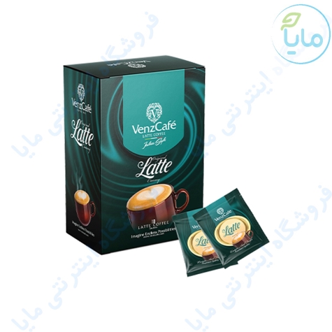 پودر لاته جعبه مقوایی 10ساشه ای  290 گرمی ونز کافه