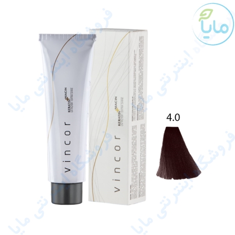 رنگ موی  100 میلی شماره 4.0 وینکور