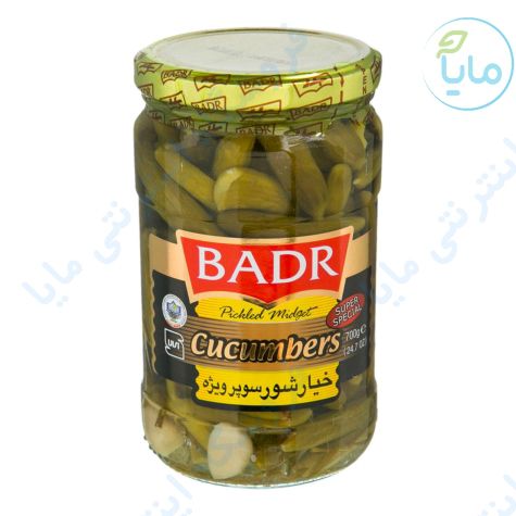 خیارشورسوپر ویژه 700 گرمی بدر