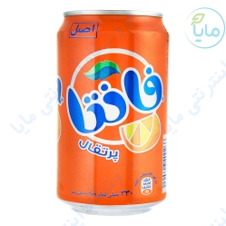 نوشابه پرتقالی قوطی 330 میلی‎لیتر فانتا