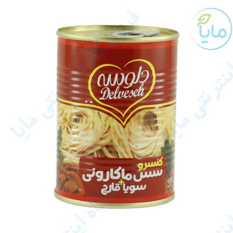 کنسرو مایع ماکارونی با قارچ دلوسه