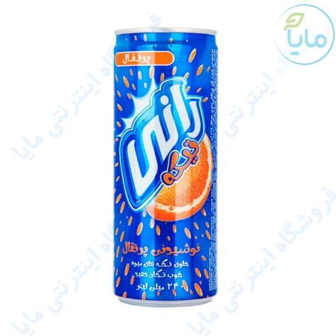 آبمیوه پرتقال فلوت قوطی ۲۴۰ میلی لیتر رانی