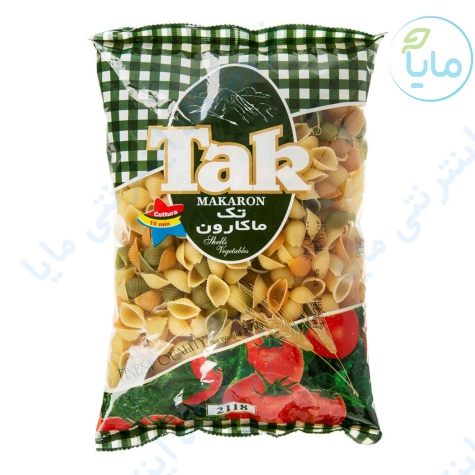 پاستا شلزسبزیجات 500 گرمی تک‎ماکارون